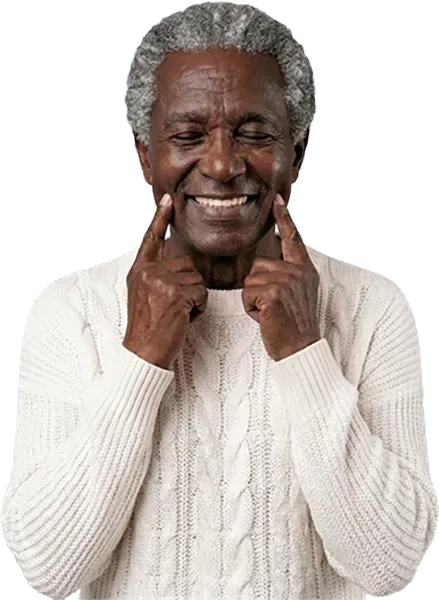 Dental implant patient at Bell Road Dentistry