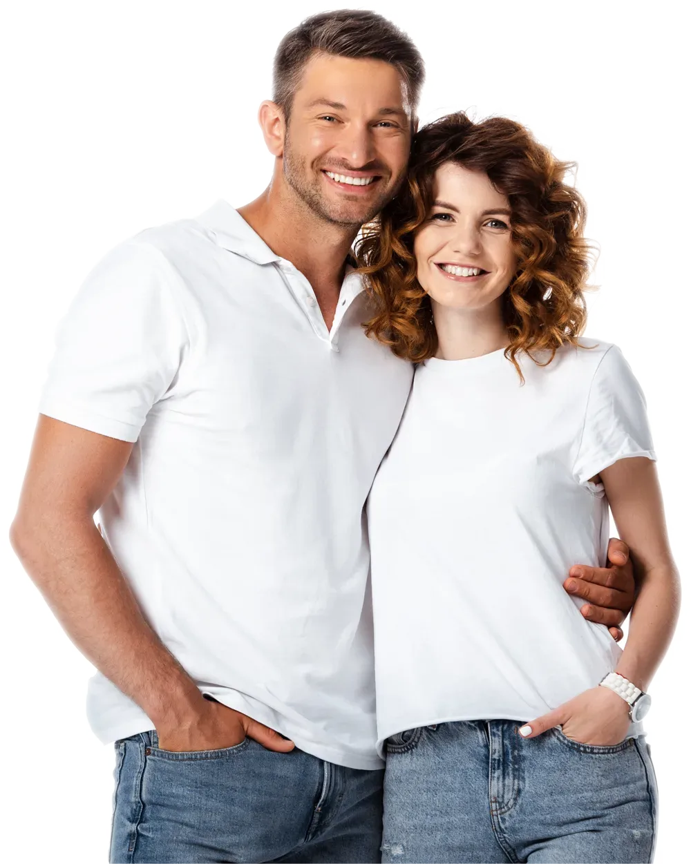 Happy family smiling at Bell Road Dentistry